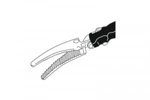 Диссекционные щипцы PKS LYONS, 5 x 450 mm