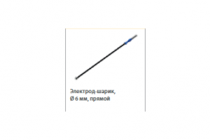 Электрод-шарик прямой антипригар 6мм, для 4мм, L=100мм