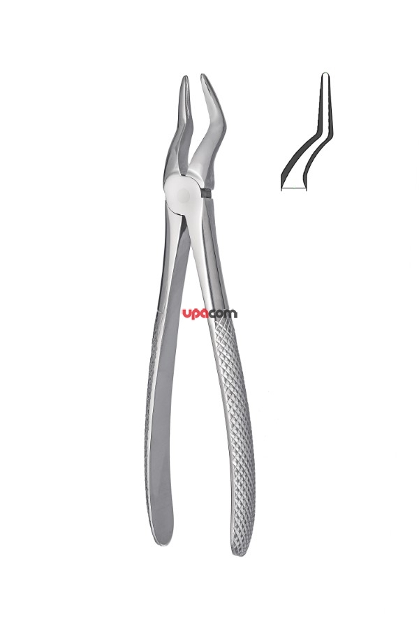 Щипцы со средними губками для удаления корней зубов верхней челюсти, №51