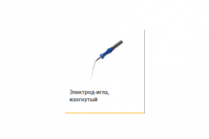 Электрод-игла изогнутый антипригар 0.8мм, для 4мм, длина 65 мм