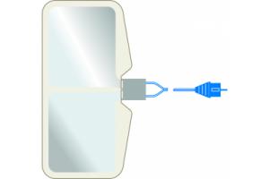 Нейтральный электрод одноразовый ERBE NESSY Plate 170, 168cм² с кабелем