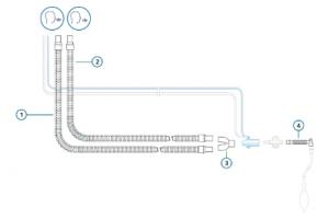Комплект автоклавируемого дыхательного контура для детей