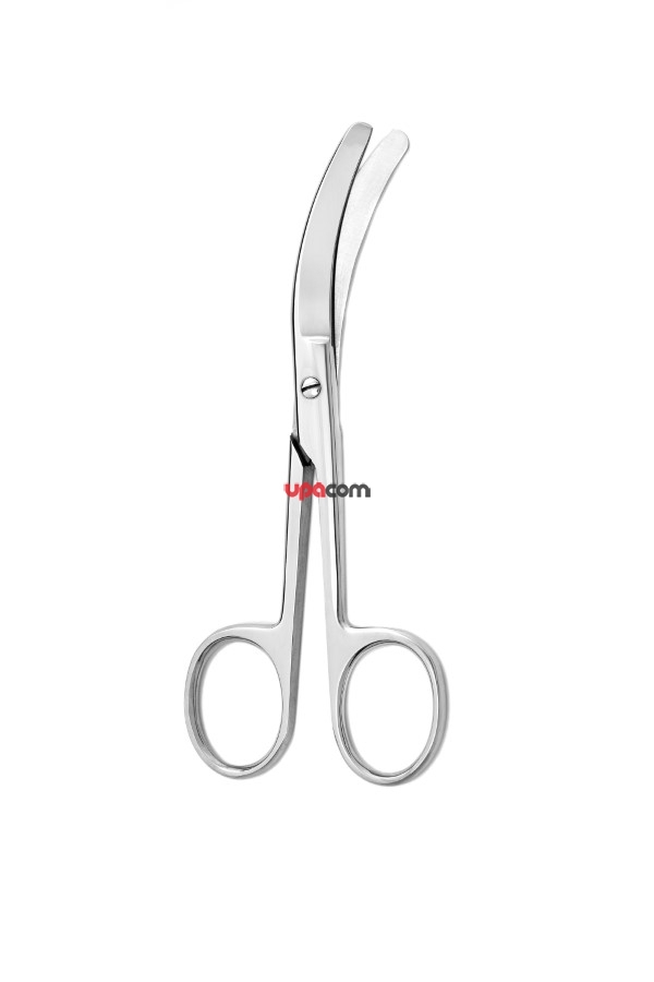 Ножницы для пересечения пуповины, горизонтально-изогнутые, 150 мм